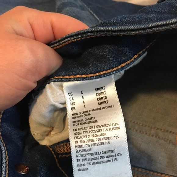 EUC AE Medium-Dark Wash Skinny Jeans - Picture 5 of 7